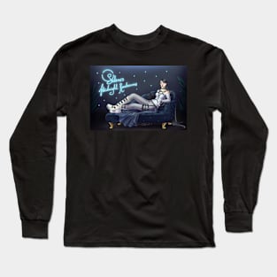 Selene's Midnight Rendezvous Greek Goddess Modern Poster Greek Mythology Long Sleeve T-Shirt